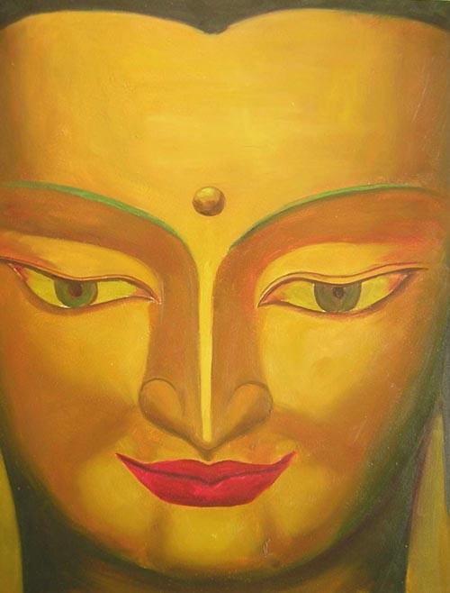 Schilderij Boeddha 1