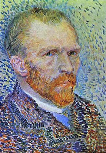 Schilderij Van Gogh Zelfportret 1887 schilderijenwereld.nl
